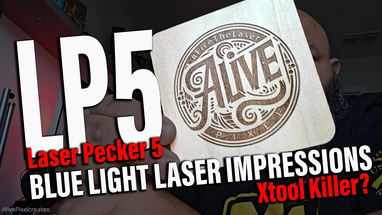 Laser Pecker 5 First Impressions - Laser Pecker 5 vs. Xtool F1 Ultra Blue Light Laser