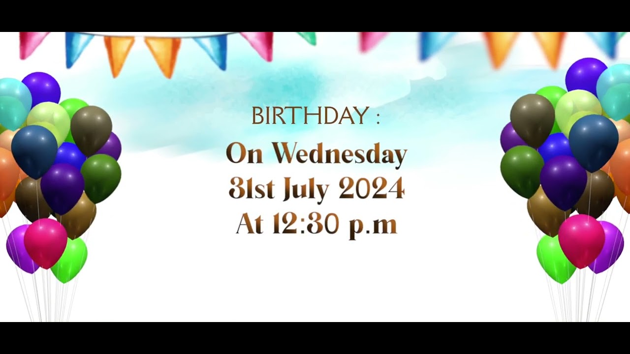 SUDEEKSHA REDDY | BIRTHDAY INVITATION 2024 | LOVELY PHOTOGRAPHY | 9652653998