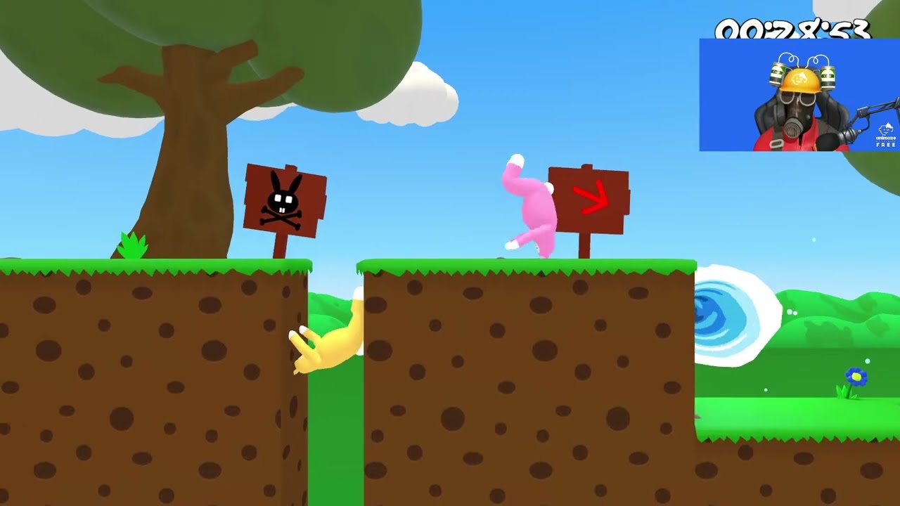 DOS CONEJOS SIN RUMBO! Super Bunny Man CON RUFUS!