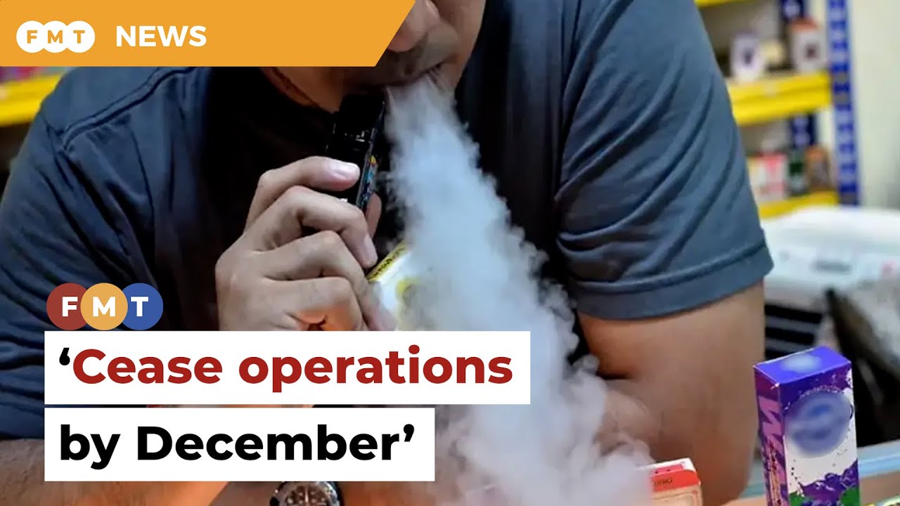 Kedah vape traders told to cease operations by December