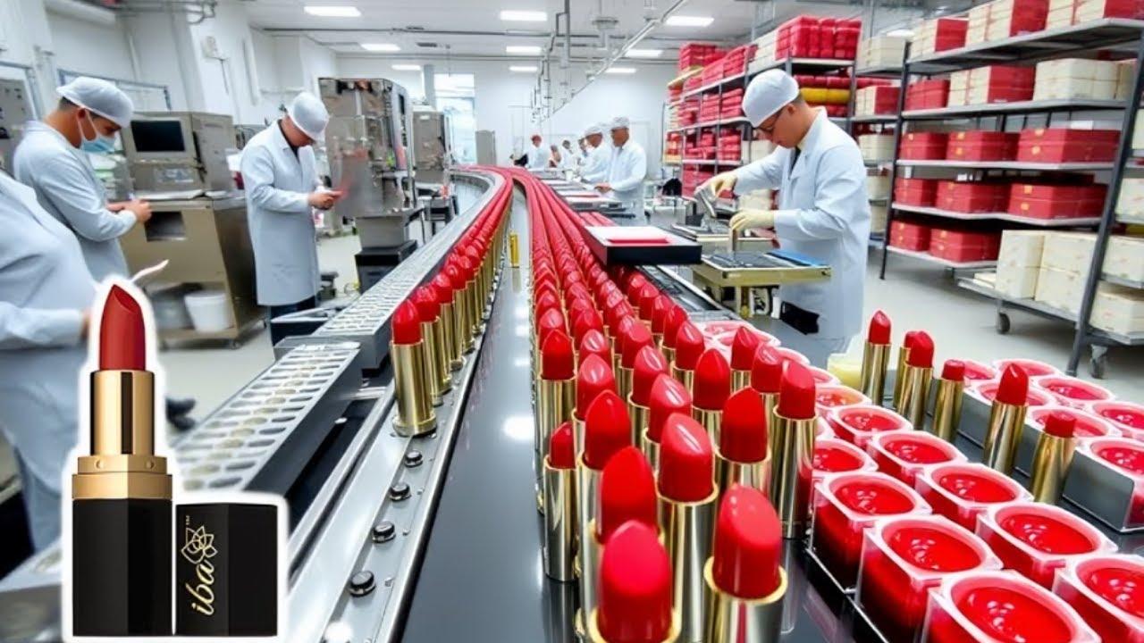 ✨ How Lipstick Is Made &ndash; Soothing Factory ASMR 🌸