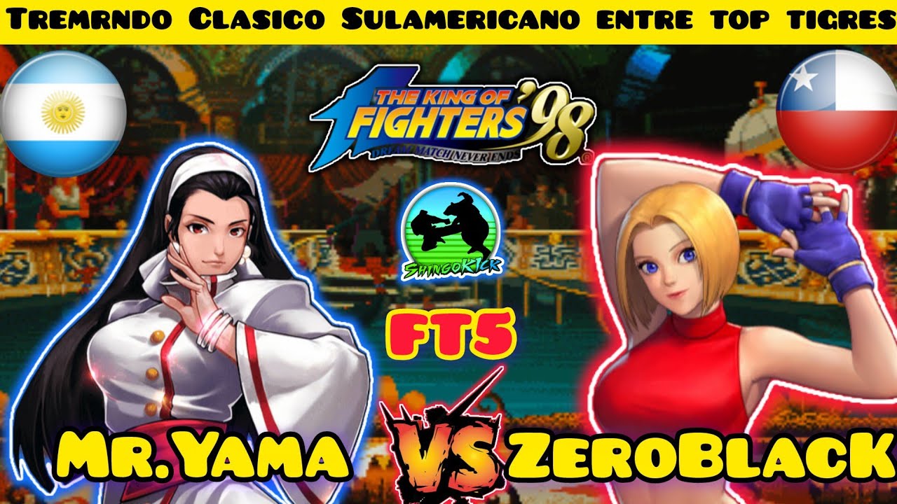 🔥Algo salió MAL🤕🔥🇦🇷Mr.Yama🇦🇷🆚🇨🇱Zero BlacK🇨🇱 FT5 #kof98  