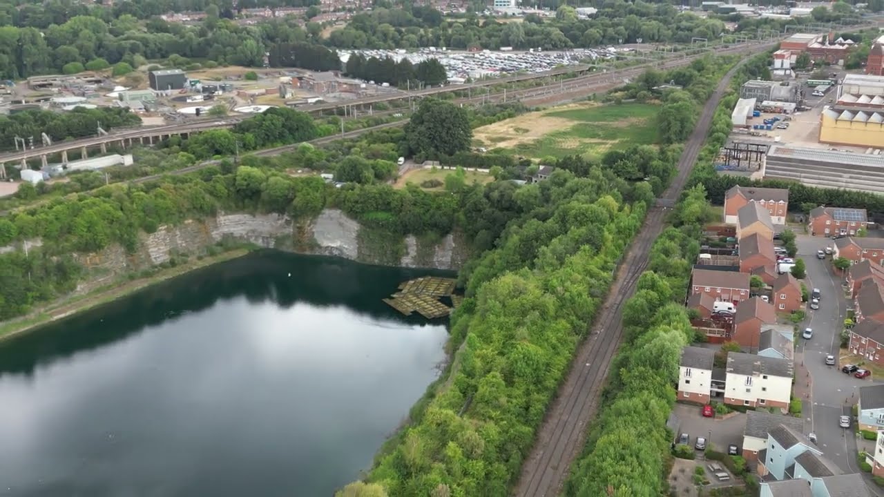 Rugby and District from above - The 