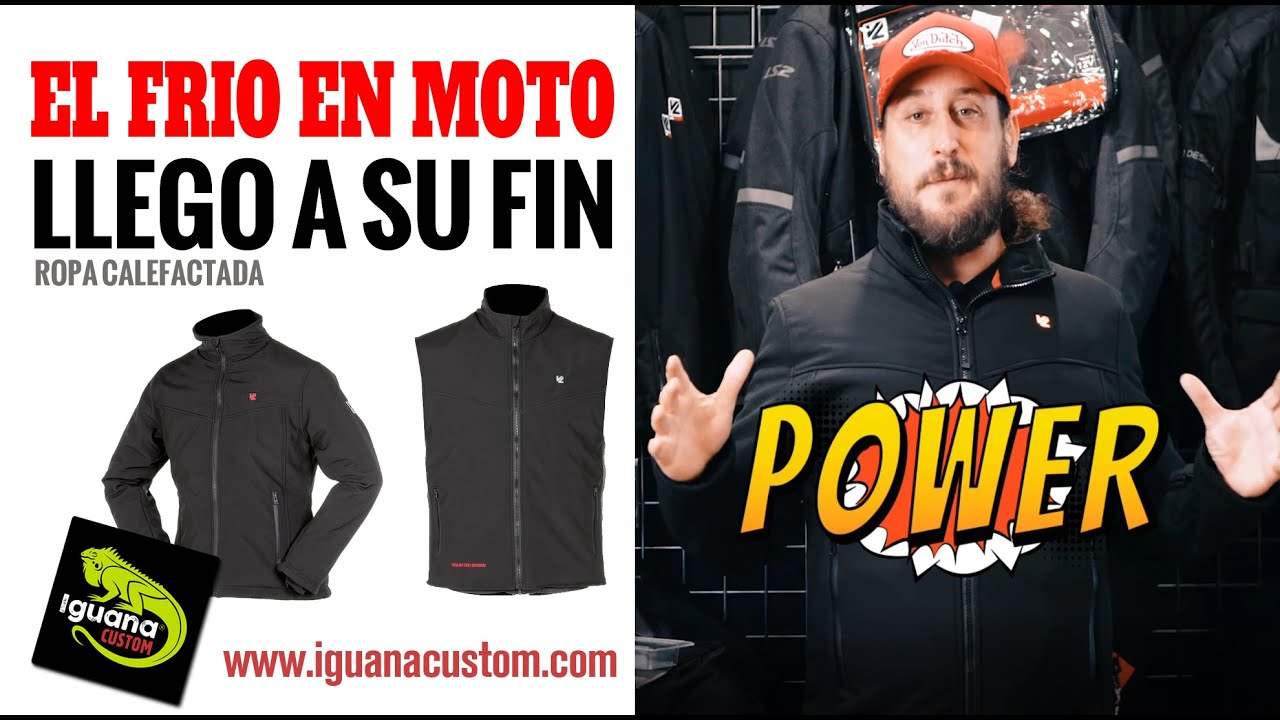 Ropa Calefactada para moto - El pasar frio en moto se va a acabar by Iguana Custom