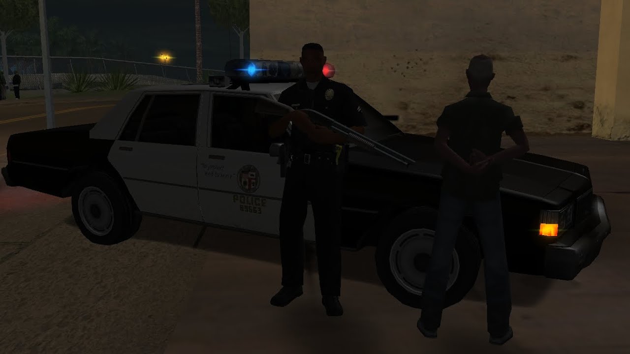 LAPD Crown Victoria – Shooting Incident and Two Pursuits : POLICE MOD BY PEDRO PAP ,  GTA SA PC