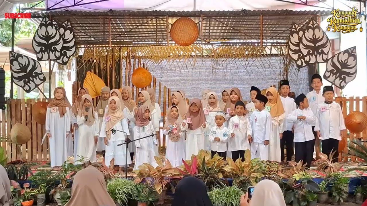 Kreasi Anak TPA Nurul Huda | Kampung Ramadhan Kranggan