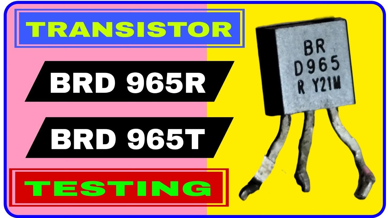 BRD 965R TRANSISTOR TESTING WITH MULTIMETER IN HINDI 🆕 || How to Check BRD 965T Transistor Easily ✔️
