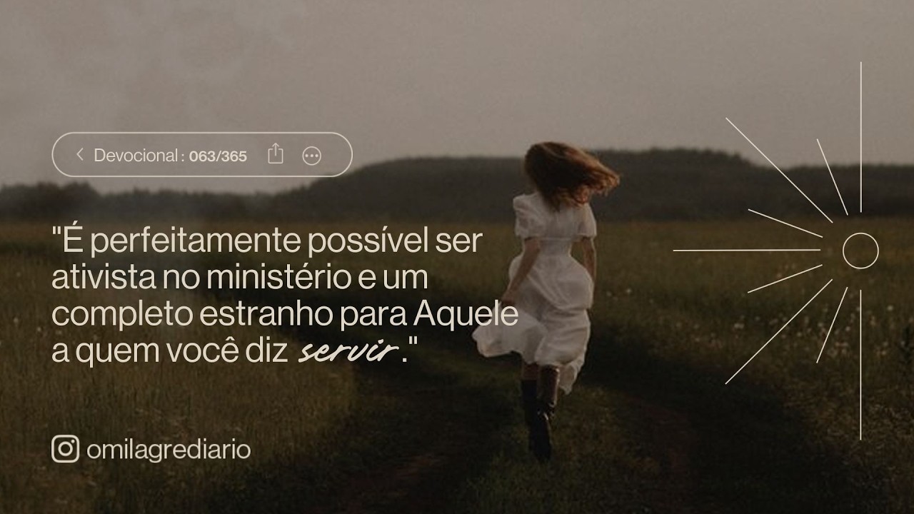 DEVOCIONAL/ORA&Ccedil;&Atilde;O DO DIA - (04 | MAR&Ccedil;O) - FABIOLA MELO - MILAGRE DI&Aacute;RIO 063/365