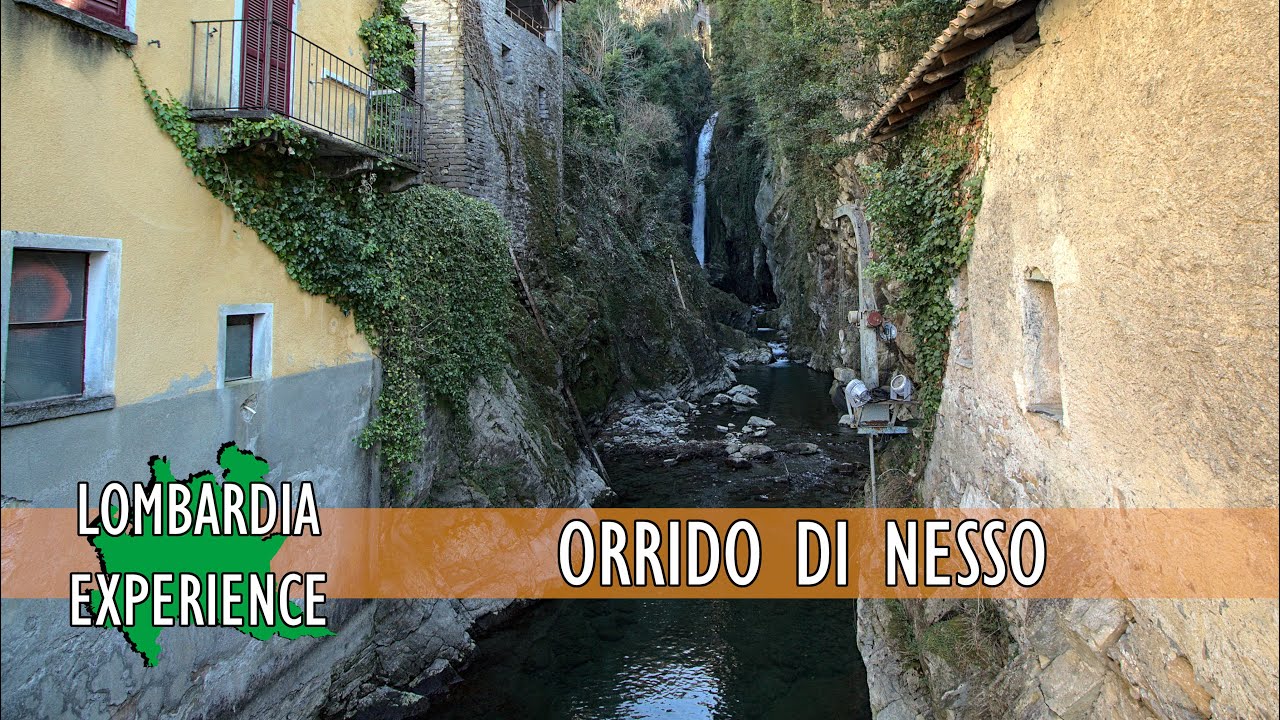 NESSO: il belvedere dell'Orrido e la scalinata fino al Ponte della Civera