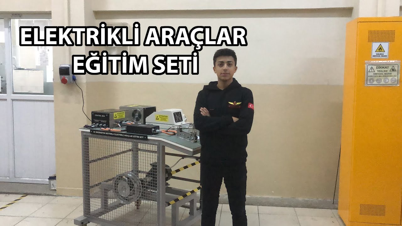 AC İNDİKSİYON MOTORLU ELEKTRİKLİ ARAÇLAR EĞİTİM SETİ