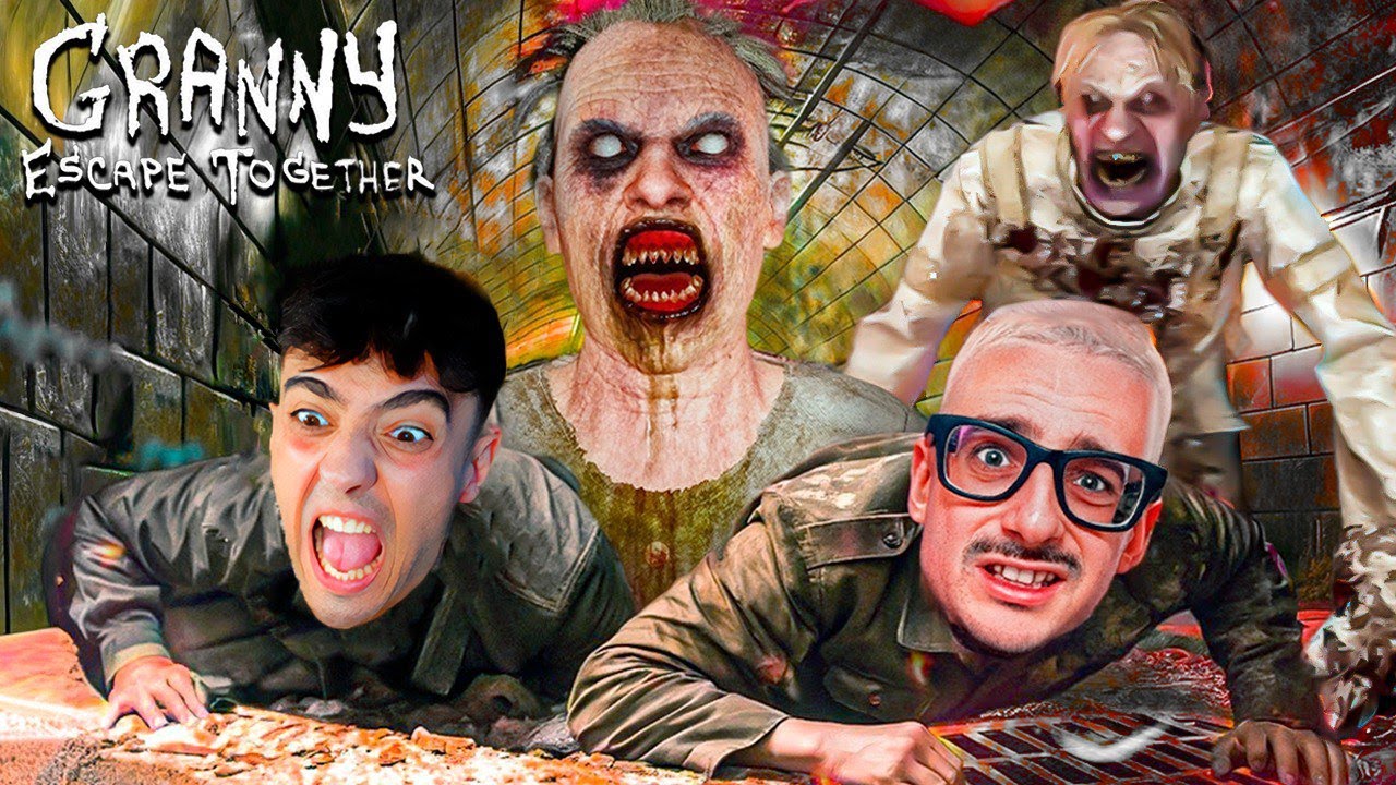 ESCAPAMOS de los ABUELOS en GRANNY: ESCAPE TOGETHER con RICKYEDIT | Agustin51