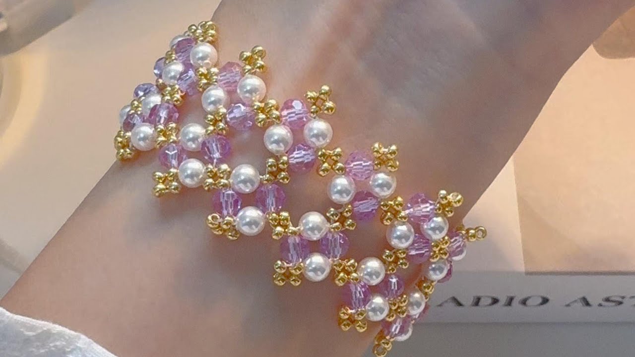 ✨【Zero Failure!】DIY Crystal Bead Bracelet