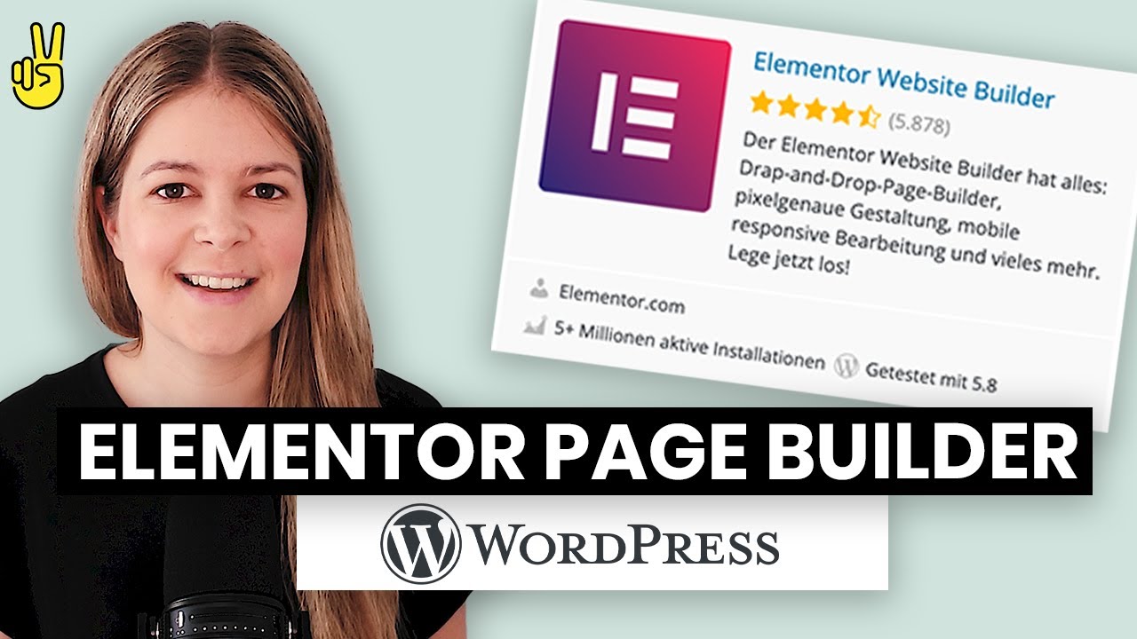 Elementor Page Builder Tutorial deutsch 🤓 WordPress Anleitung