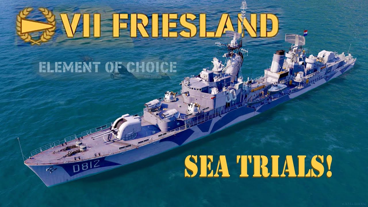 Friesland - Tier 7 Premium Destroyer | World of Warships Legends