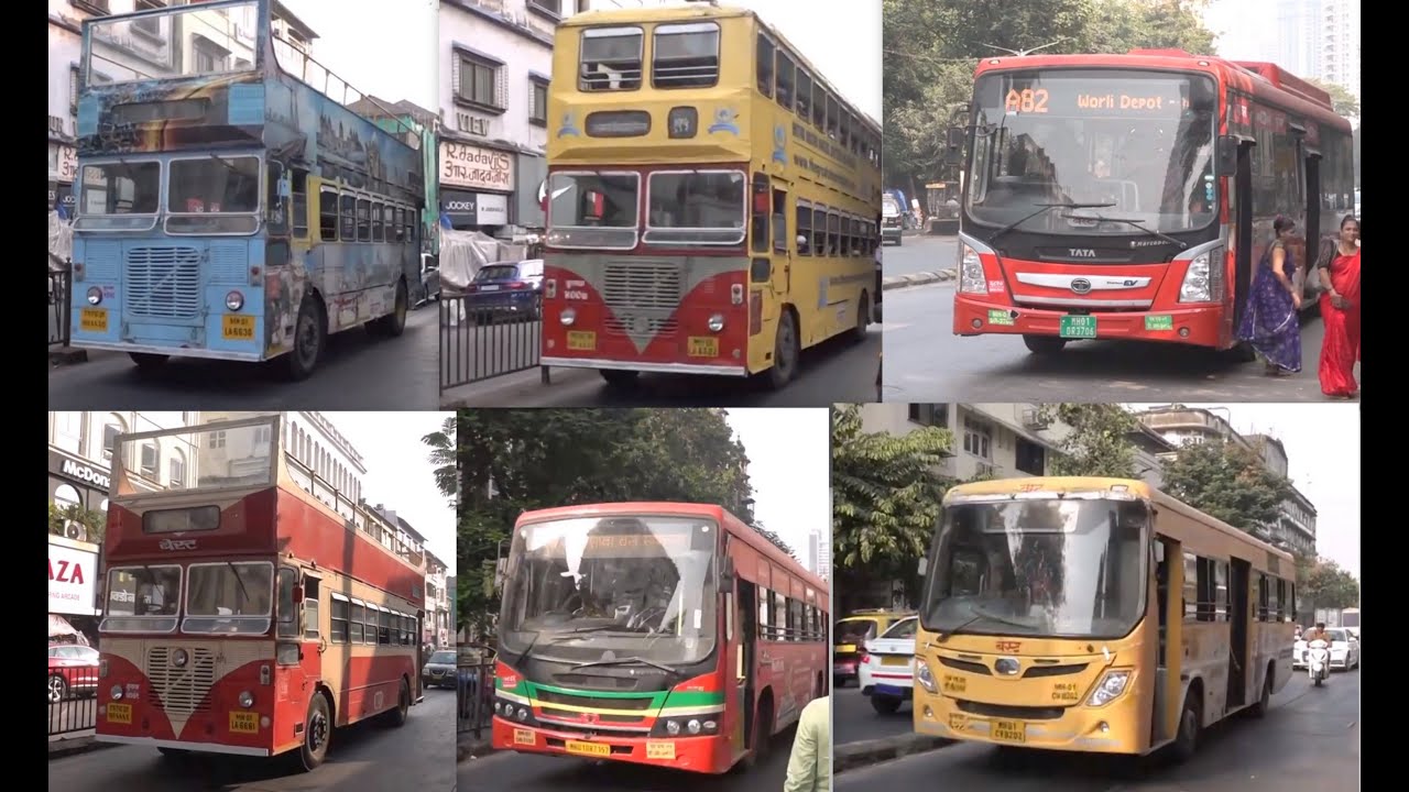 Best Of BEST Buses In 2023 - Mumbai Darshan Double Decker Buses + Electric AC Buses Etc In Mumbai !!