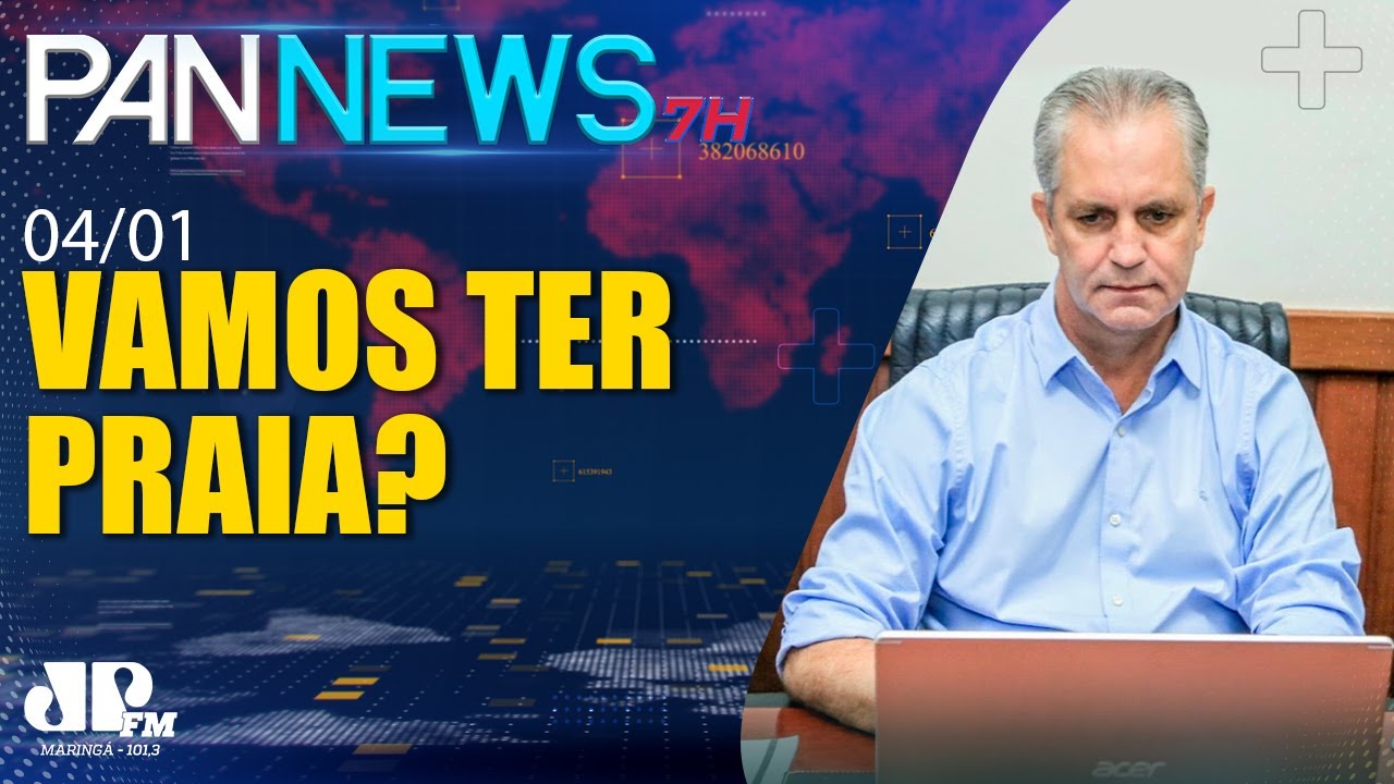 Pan News 7h |04/01| Entrevista com o Prefeito de Maringá, Ulisses Maia