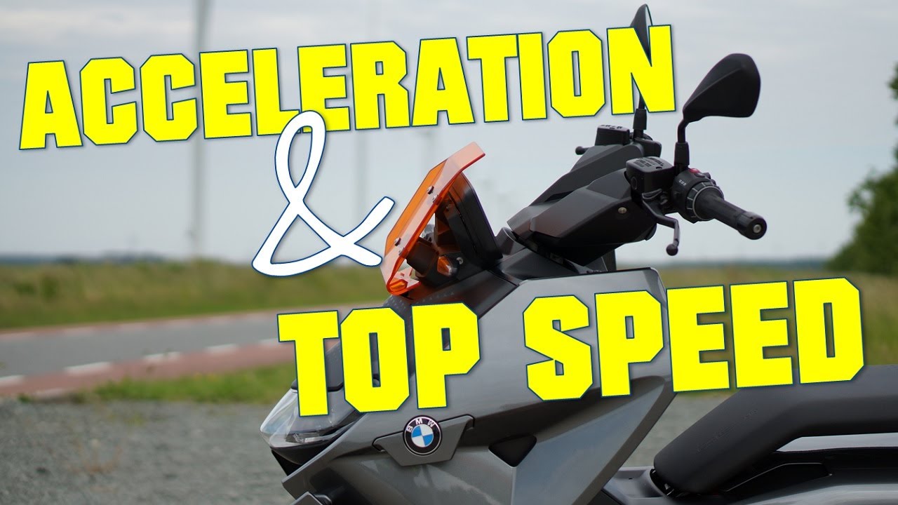 2022 BMW CE 04 - TOP SPEED + ACCELERATION  ENTERING HIGHWAY