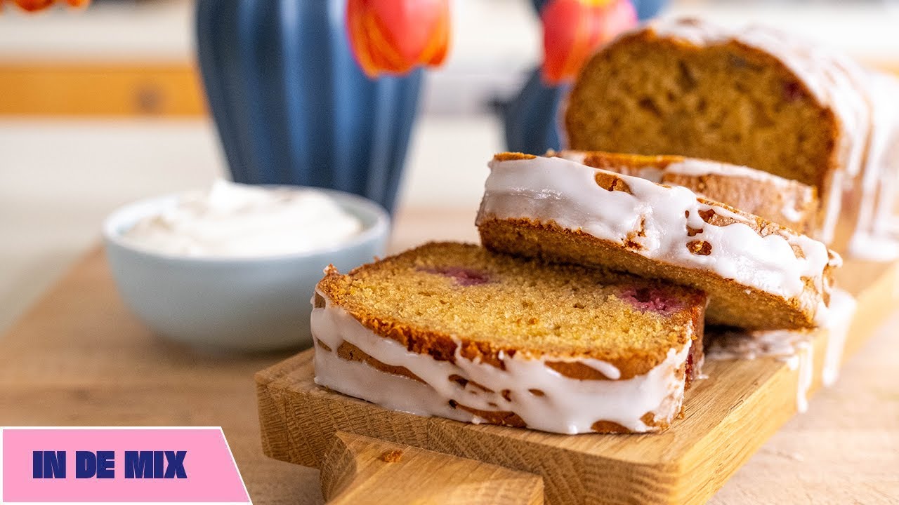 Yoghurtcake met frambozen | In de mix