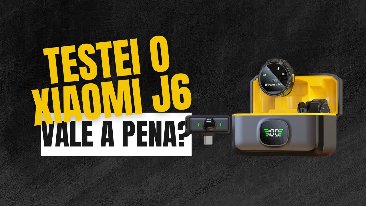 Microfone J6 da Xiaomi VALE a pena? Review completo