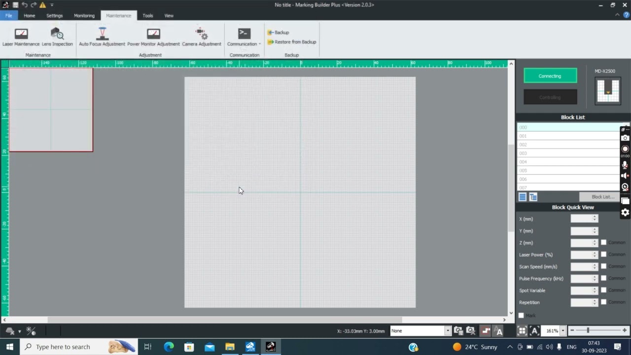 Keyence Laser Marker MD-X2500 backup procedure in Marking Builder Plus Software #keyence#lasermarker