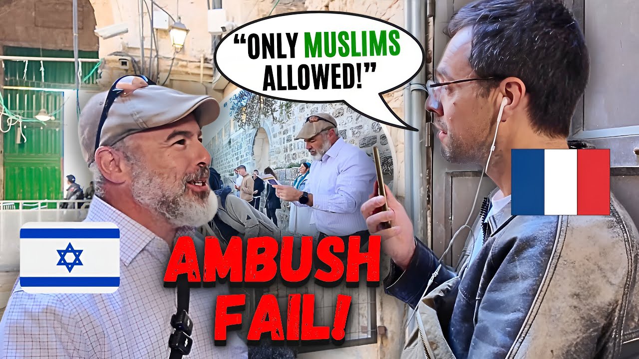 Hostile Press CONFRONTED Me For Praying on The Temple Mount!