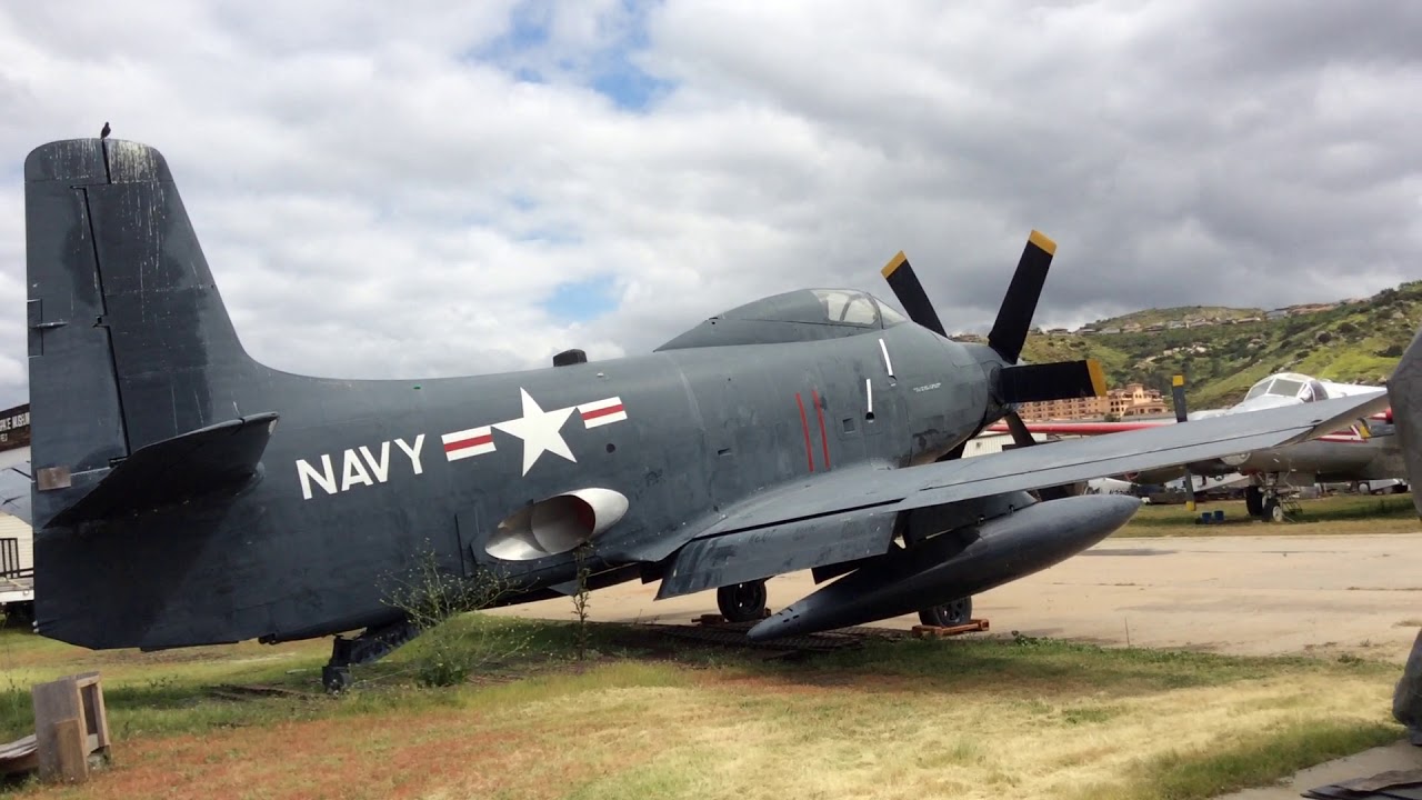 Douglas A2D-1 Skyshark - Gillespie Field, CA