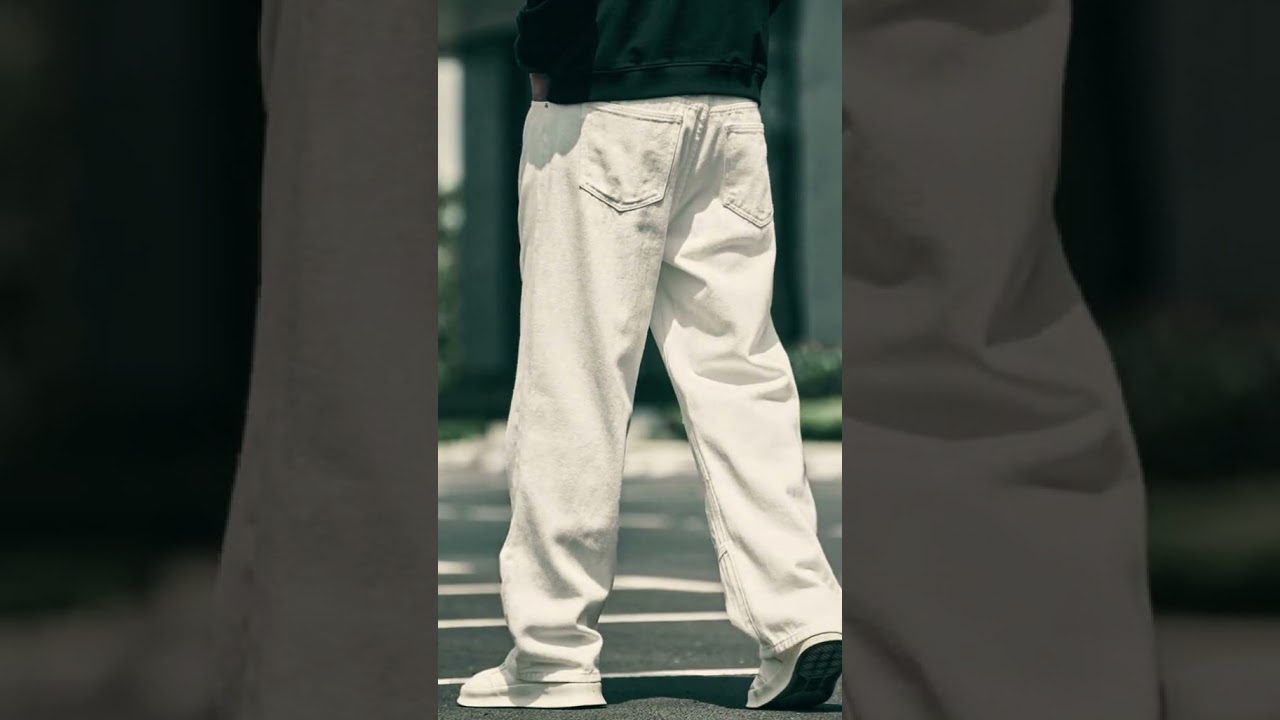 #BaggyJeans Hombre Oscuro Blancos Rotos de PDMX Jeans #pdmxjeans #moda #estilourbano