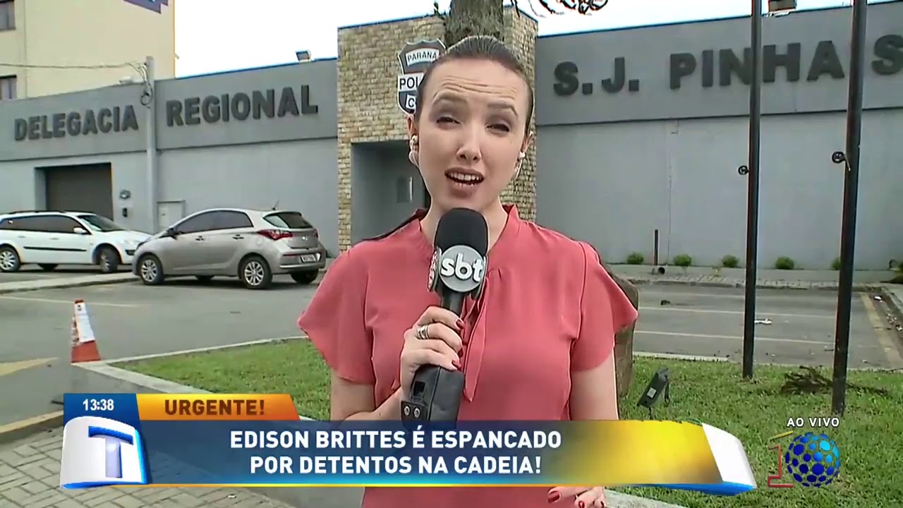 Edison Brittes é espancado por detentos da cadeia - Tribuna da Massa (15/11/18)