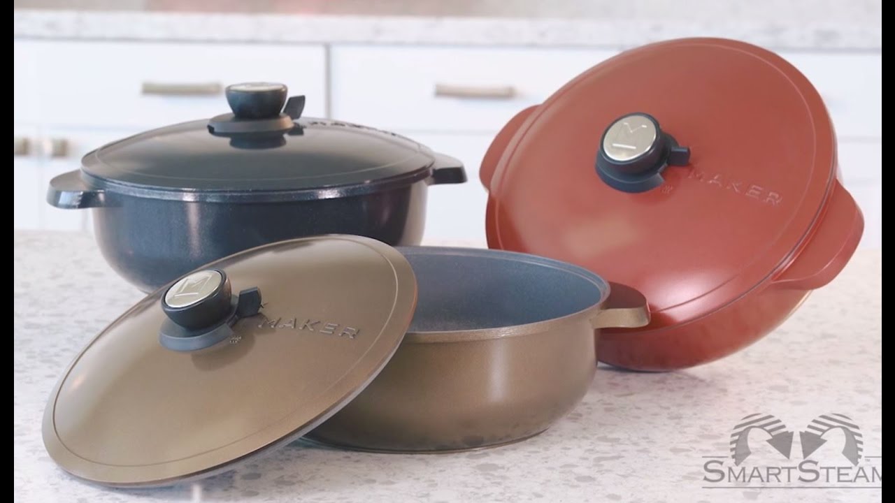 MAKER Homeware&trade; SmartSteam&trade; Cookware Features and Benefits