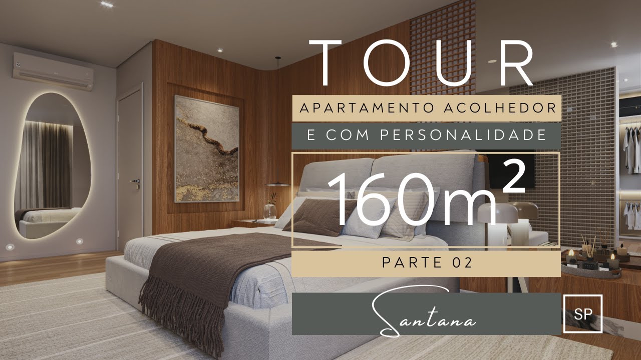 TOUR EM APARTAMENTO ACOLHEDOR DE 160m² EM SANTANA PARTE 02