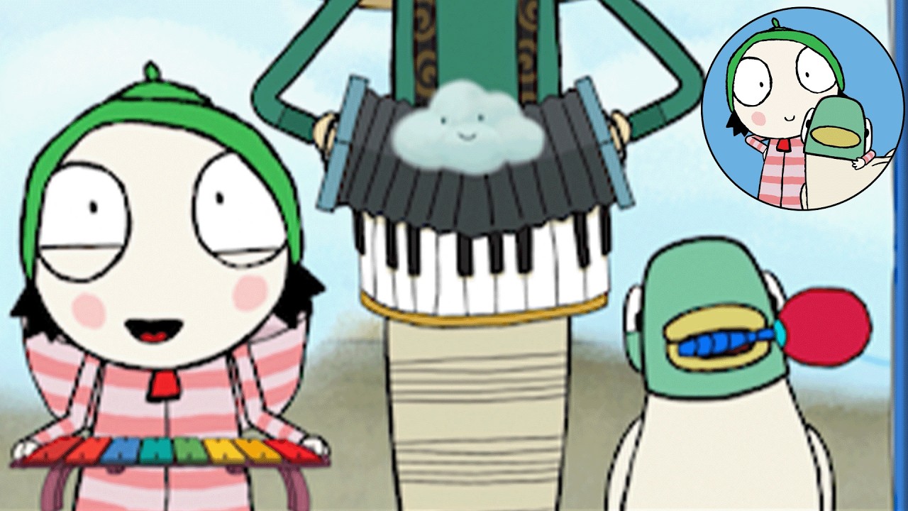 Sarah and Duck Plays Cloud's Jam + More Sarah & Duck Cartoons for Kids