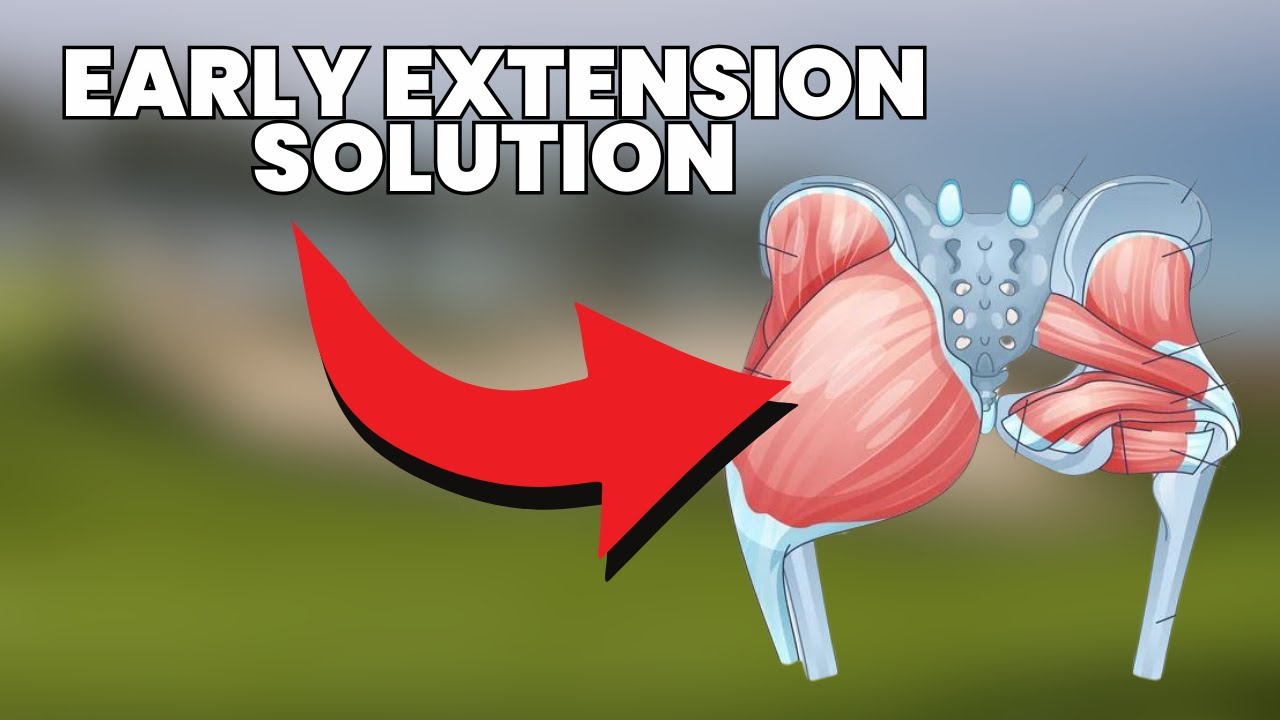 Simple Exercise To Help STOP EARLY EXTENSION! Golf Fitness Glute Strengthening Drill!!