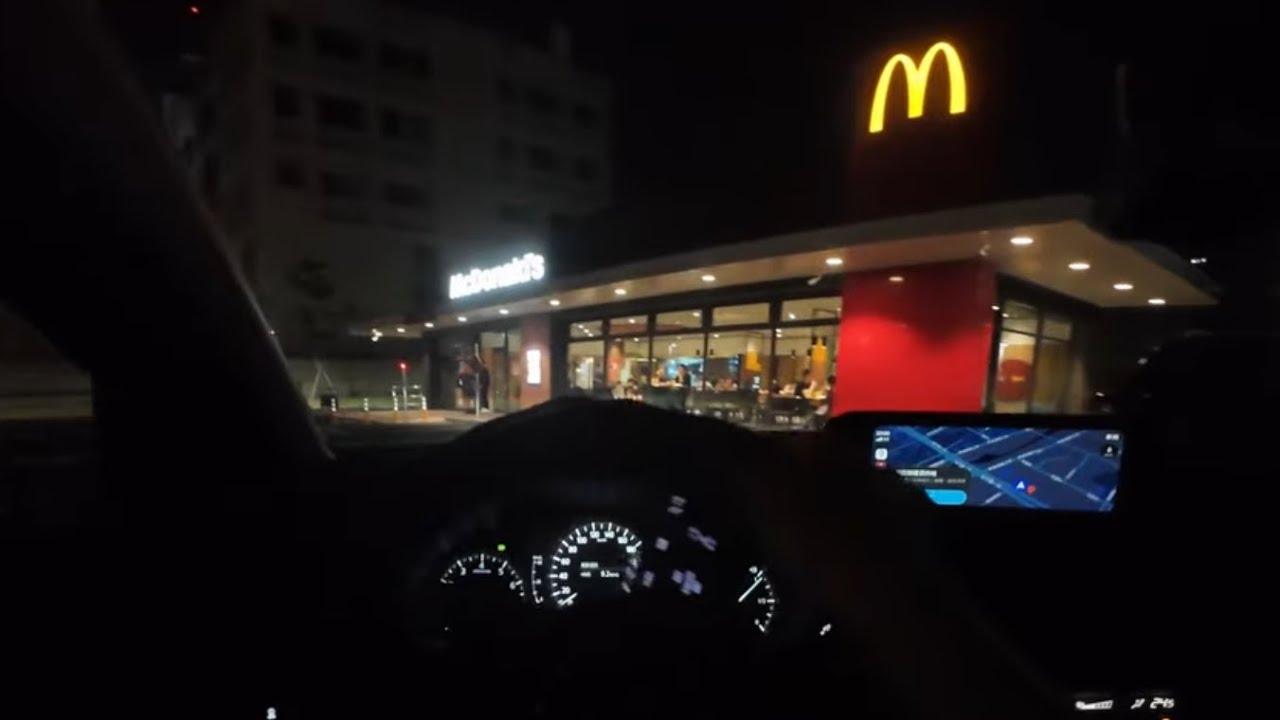 麥當勞 Mazda CX30 POV Drive | 麥當勞松竹二 平面停車場#mazda #cx30 #pov #4k#taichung #drivethru #mcdonalds#parking 