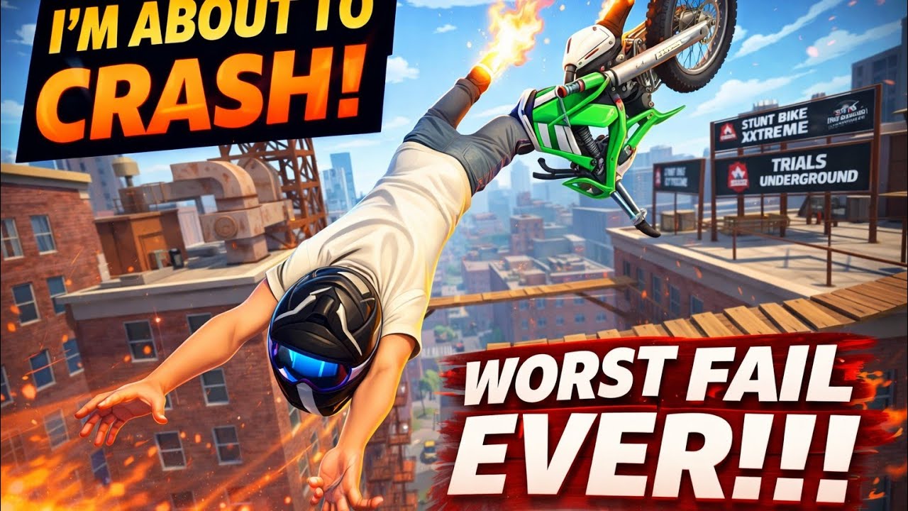 I ALMOST BROKE MY BIKE! 😱 The Craziest Run Ever in Stunt Bike Extreme 🏍️🔥