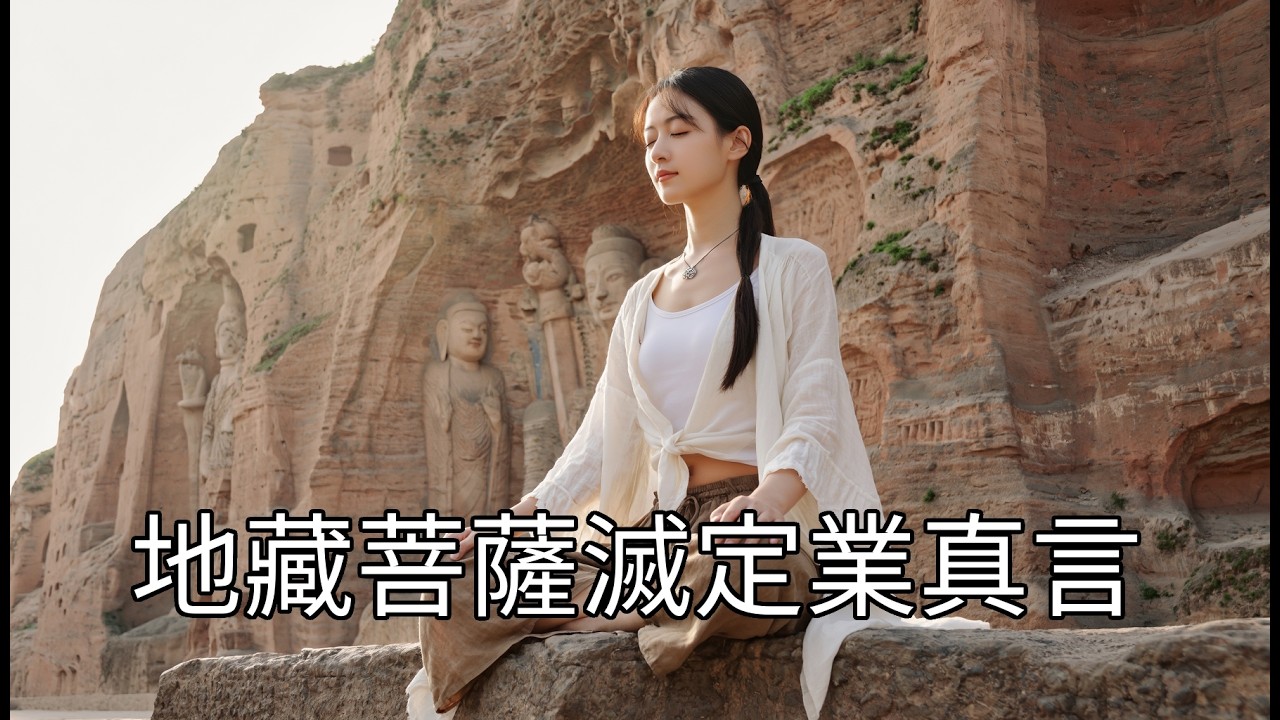 1小時 【大地沉息】地藏王菩薩滅定業真言 地藏菩薩法身印咒 Om pramardane svāhā｜靜謐深眠｜向內扎根，將一切沉重交還給大地 #love #菩提梵唱 #song