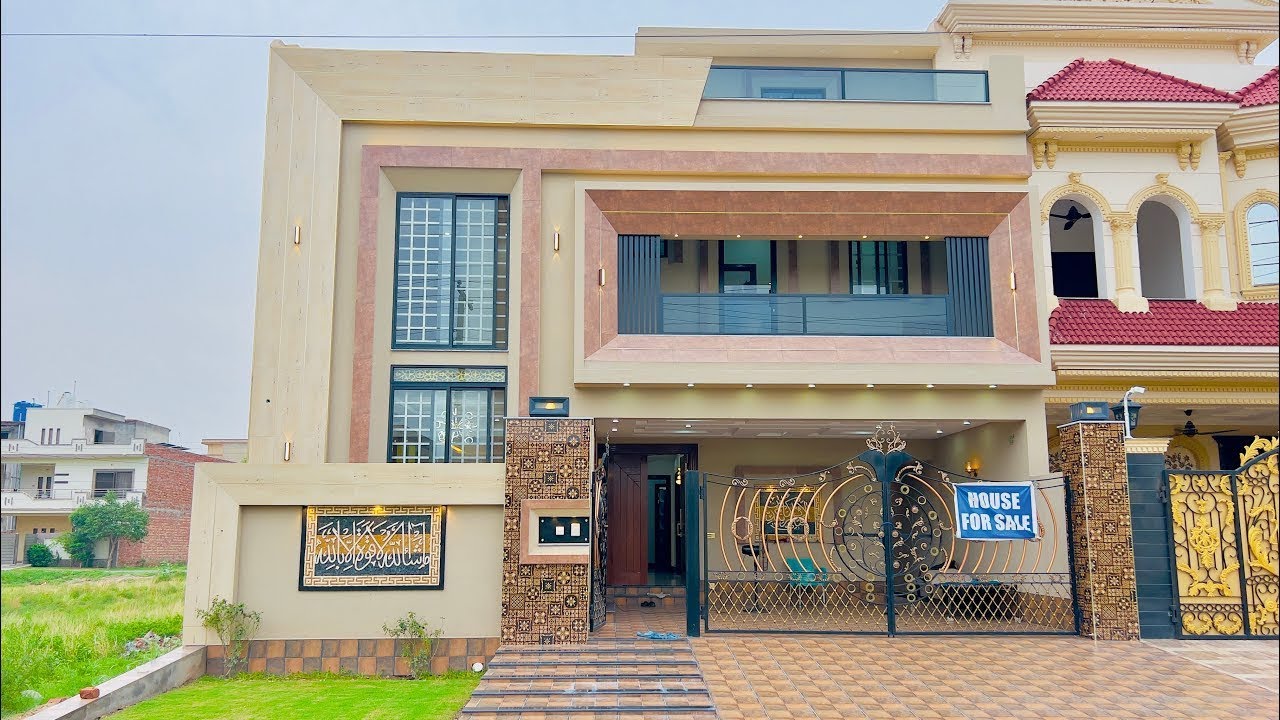 10 Marla Luxurious Brand New Modern Design House For Sale in Jubilee Town Lahore | On 60Ft Road