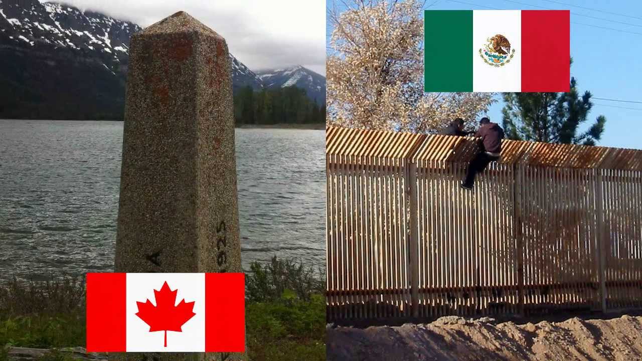 MORE American Mexican Canadian Borders in Contrast! A Bi Polar American Love Story!