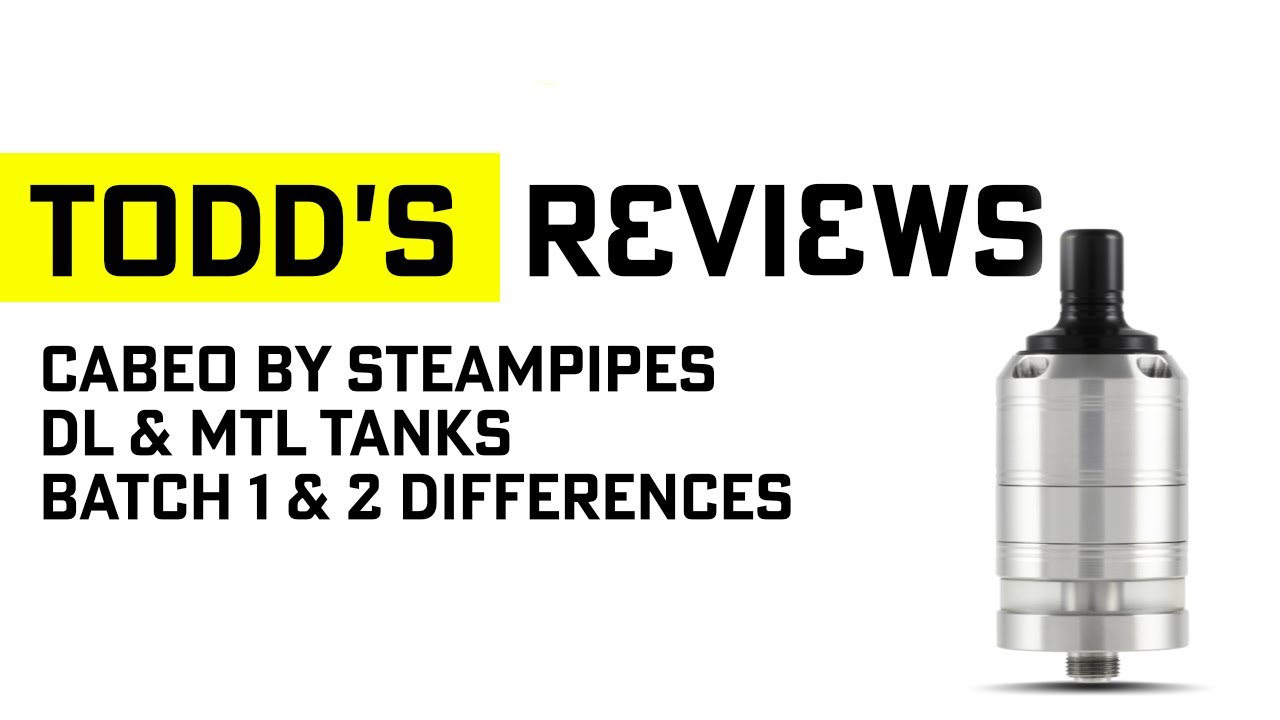 Cabeo by Steampipes - DL and MTL Versions - Batch 1 & 2 Differences