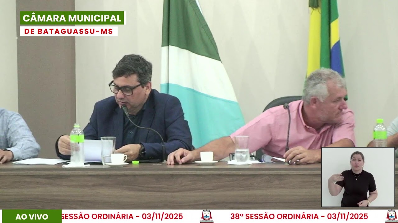 38ª SESSÃO ORDINÁRIA - 03/11/25