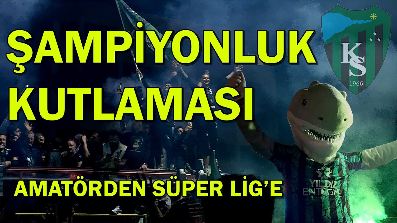 Efsane Geri Döndü! Kocaelispor 1. Lig Şampiyonu! 🔥💚🖤