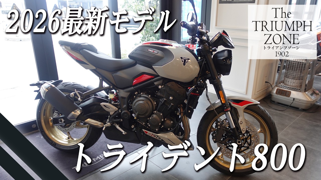 【2026年の新型モデル】トライデント800をご紹介します！トライデント660との違いも比較しご紹介致します！【Trident 800】トライアンフ茅ケ崎 / TRIUMPH ZONE