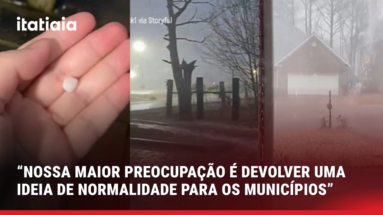 ALABAMA, NOS ESTADOS UNIDOS, SOFRE COM FORTES CHUVAS E ATÉ GRANIZO! VEJA!