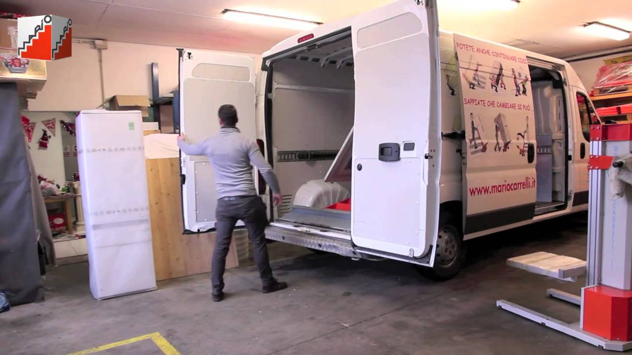 (NUOVO) Carrello Saliscale Elettrico RD 158 TB con accessorio Alzaporte