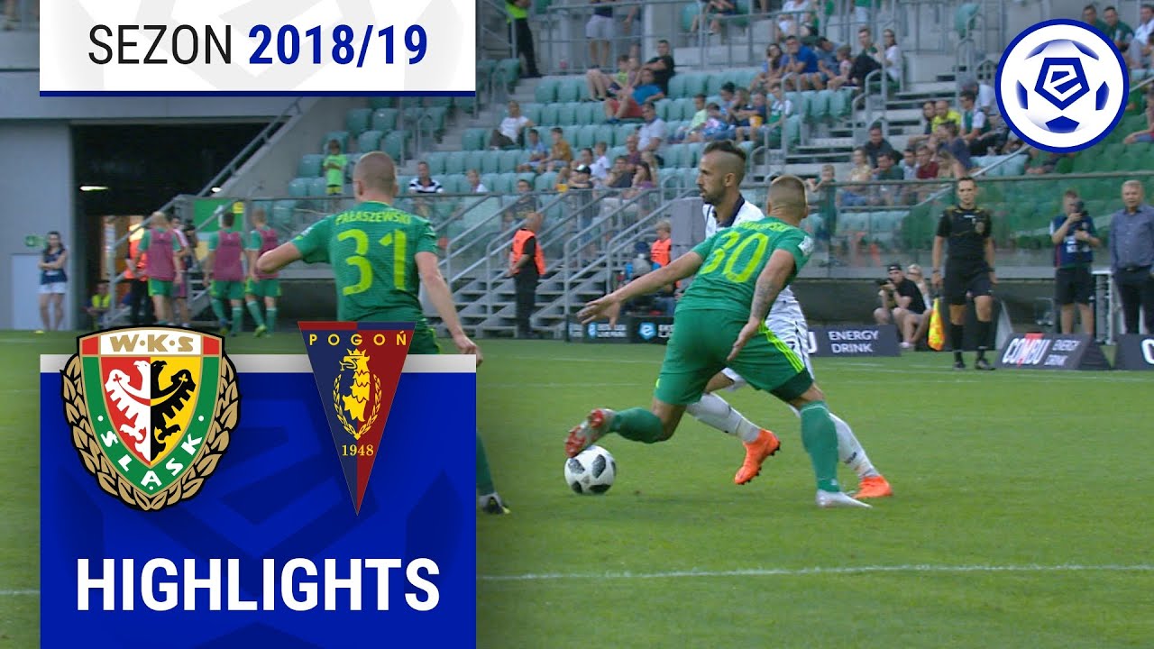 Śląsk Wrocław - Pogoń Szczecin 0:0 | SKRÓT | Ekstraklasa 2018/19 | 5. Kolejka