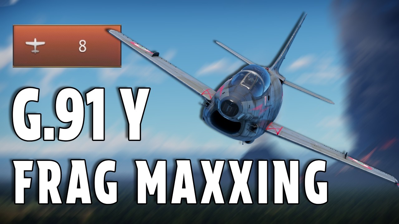 G.91 Y Is a MENACE to BR Compression | War Thunder