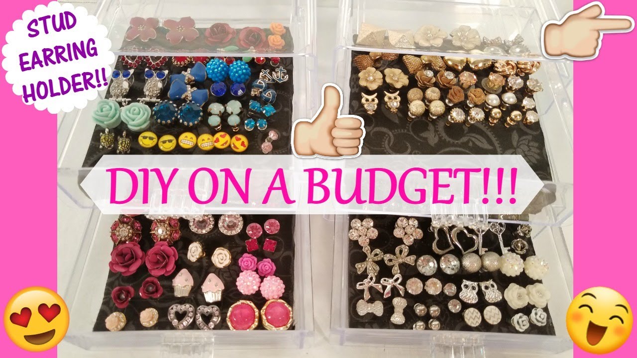 DIY: Stud Earring Holder!