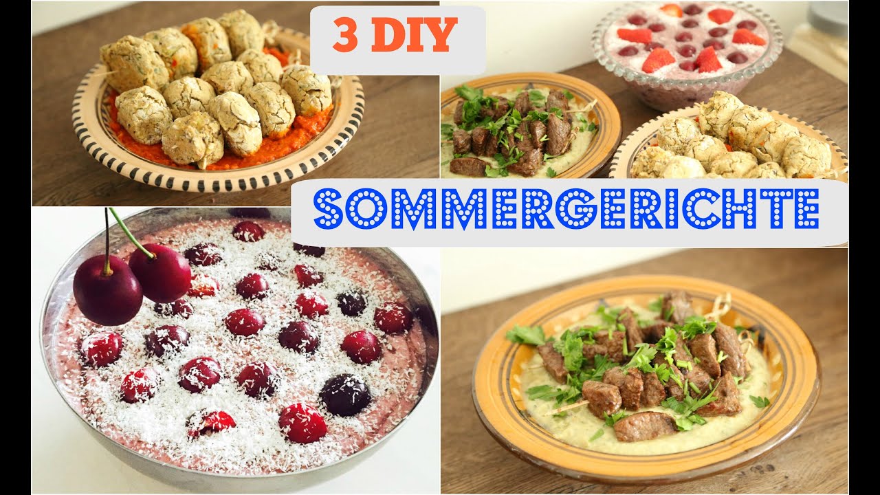 3 DIY SOMMERGERICHTE! Von Frühstück bis zum DINNER!