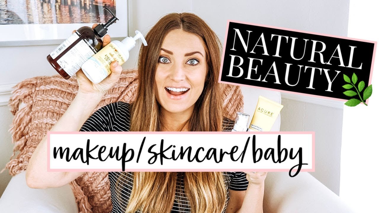 NATURAL BEAUTY PRODUCTS YOU NEED! MAKEUP/SKIN/BABY | Kendra Atkins