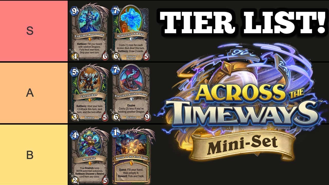 A Tier List of EVERY CARD from the Across the Timeways Mini-Set!