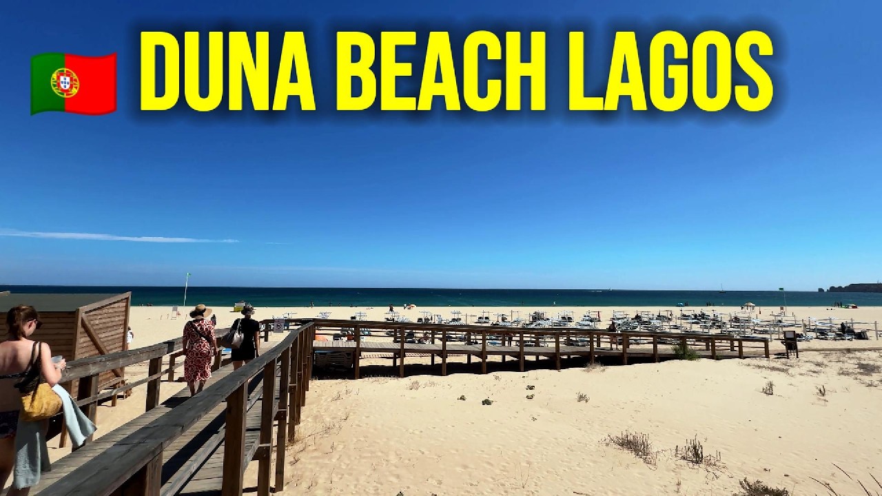 Lagos Portugal Walk 🇵🇹 | Duna Beach, Coastline & City Squares in 4K